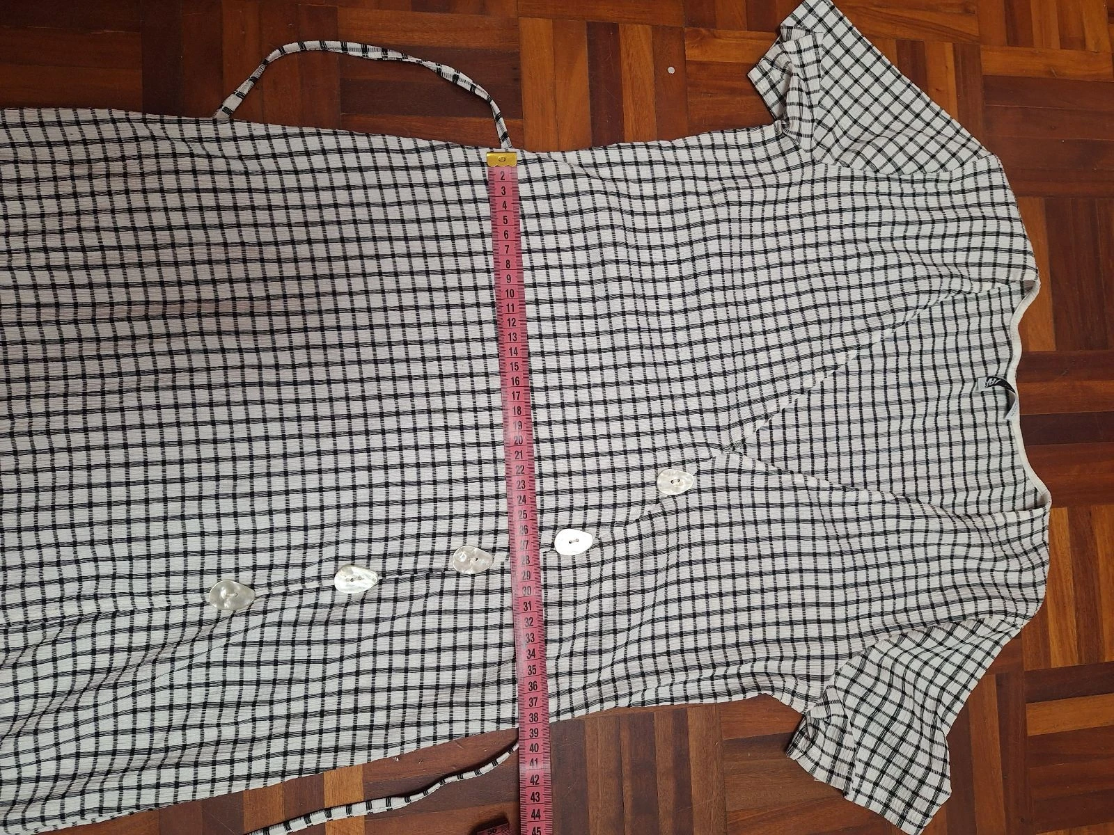 Zara T.S geruite midijurk – photo 7